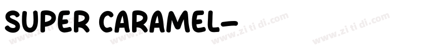 Super Caramel字体转换